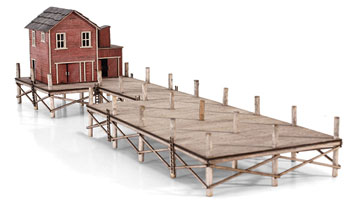 Port sur piloti cabane de pecheur Port sur piloti cabane de pecheur