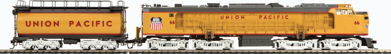 MTH HO loco diesel Union Pacific veranda turbine MTH HO loco diesel Union Pacific veranda turbine